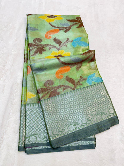 Soft Tissue Silk Premium Banarasi Saree