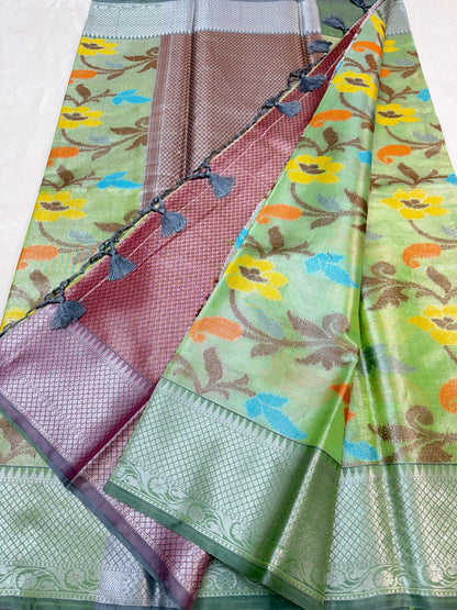 Soft Tissue Silk Premium Banarasi Saree