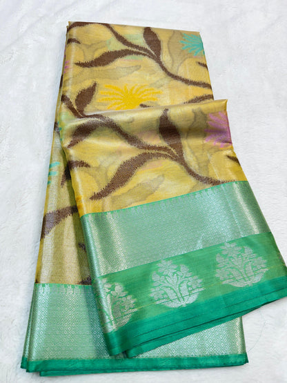 Soft Tissue Silk Premium Banarasi Saree