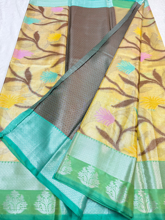 Soft Tissue Silk Premium Banarasi Saree