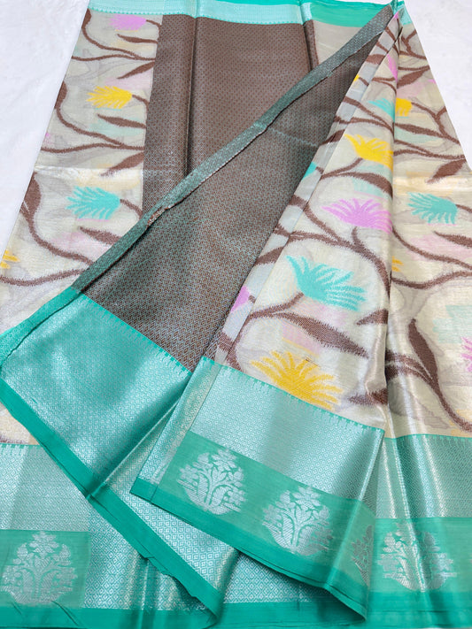Soft Tissue Silk Premium Banarasi Saree