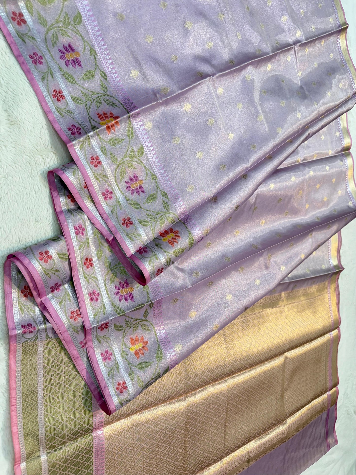 Tissue Paithani Border Premium Banarasi Saree