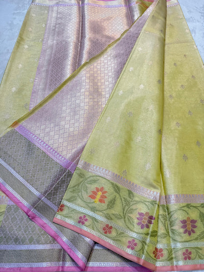 Tissue Paithani Border Premium Banarasi Saree