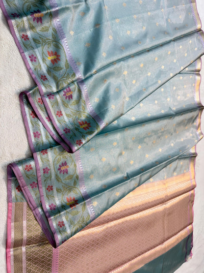 Tissue Paithani Border Premium Banarasi Saree