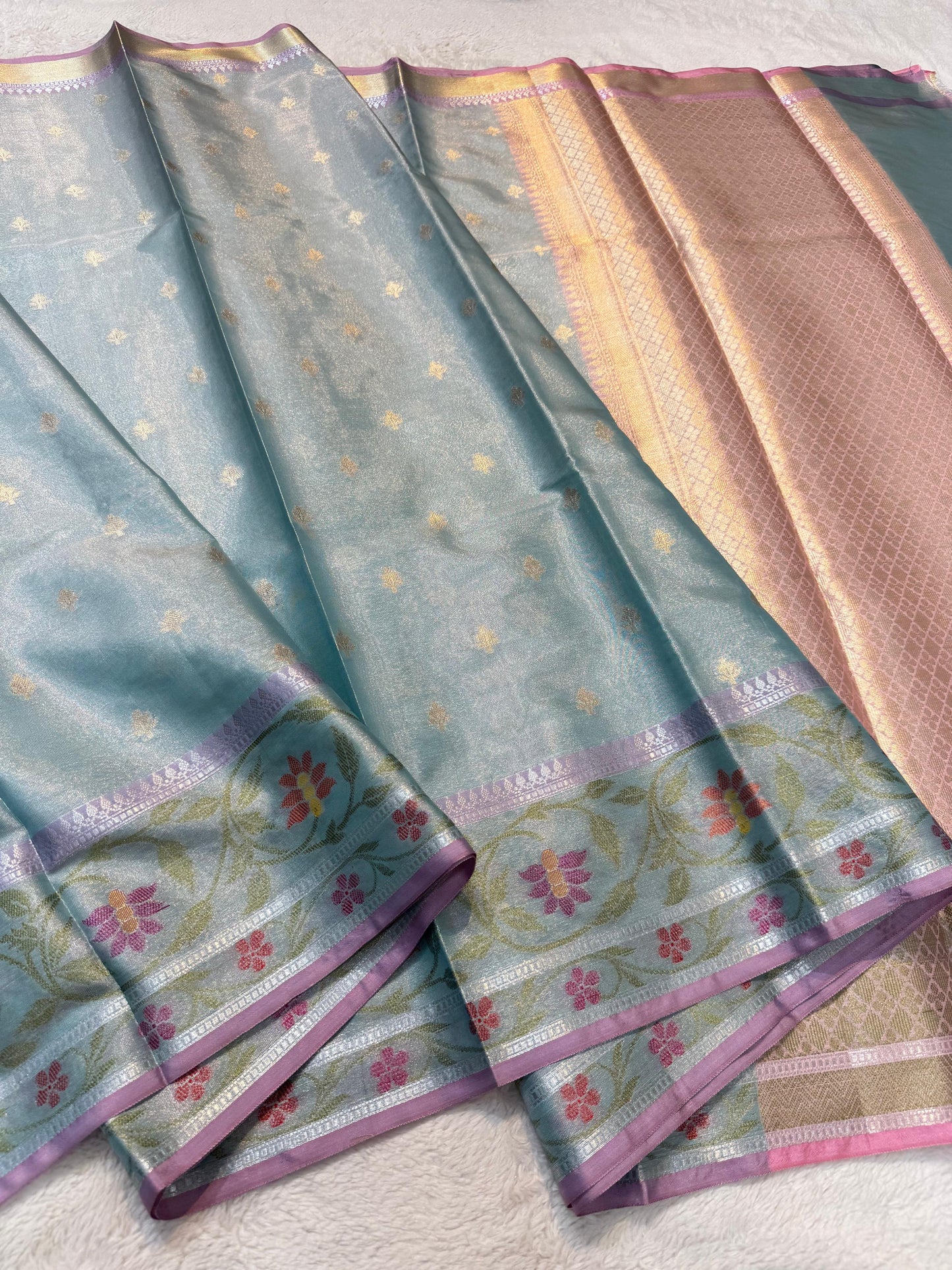 Tissue Paithani Border Premium Banarasi Saree