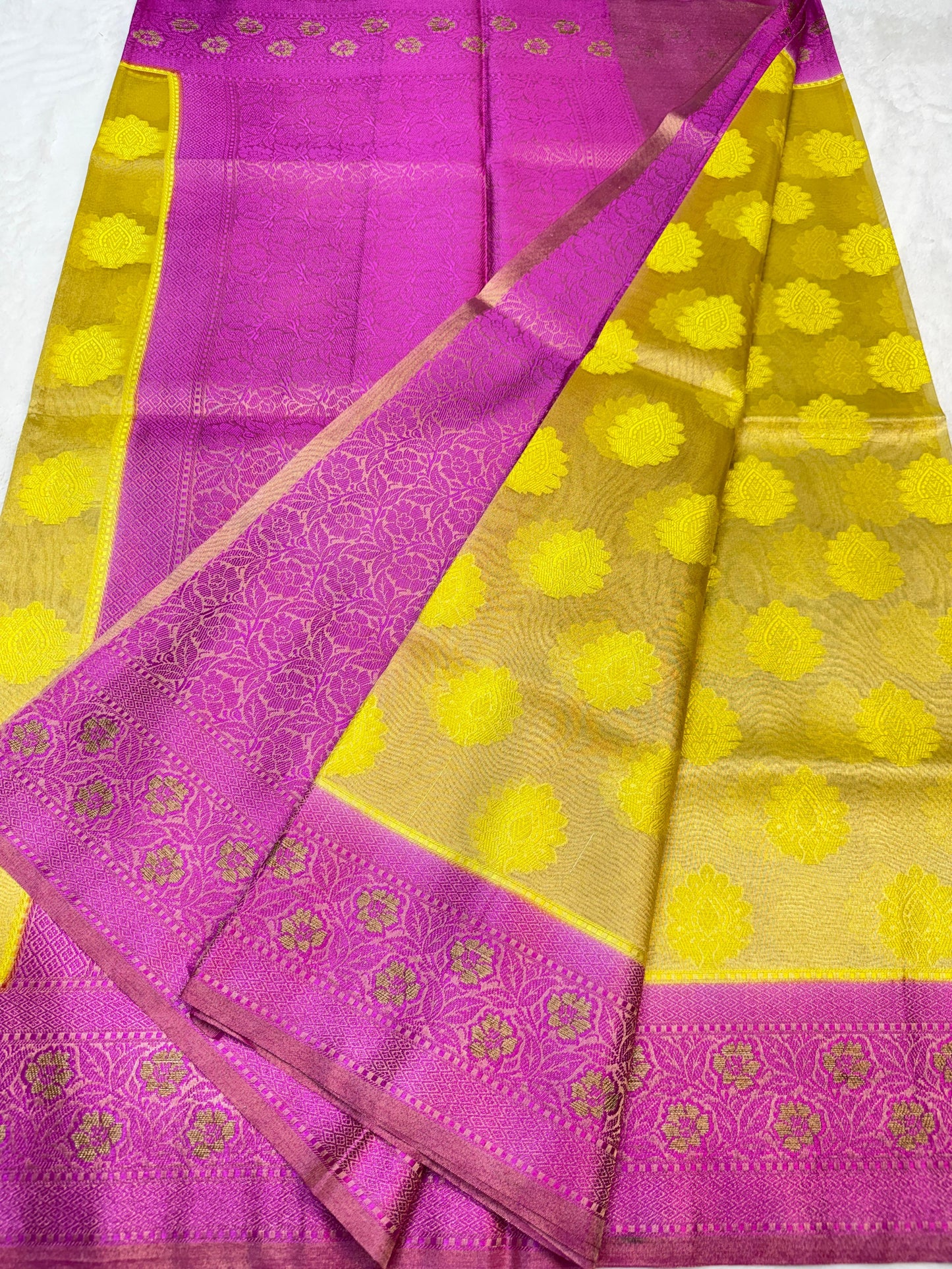 Soft Tissue Silk Premium Banarasi Saree