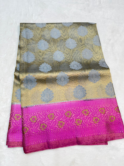 Soft Tissue Silk Premium Banarasi Saree