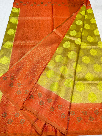 Soft Tissue Silk Premium Banarasi Saree