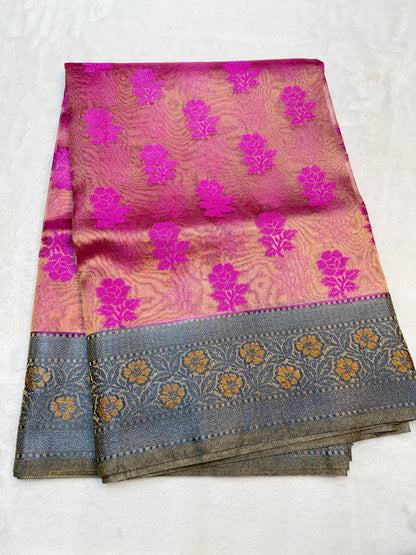 Soft Tissue Silk Premium Banarasi Saree