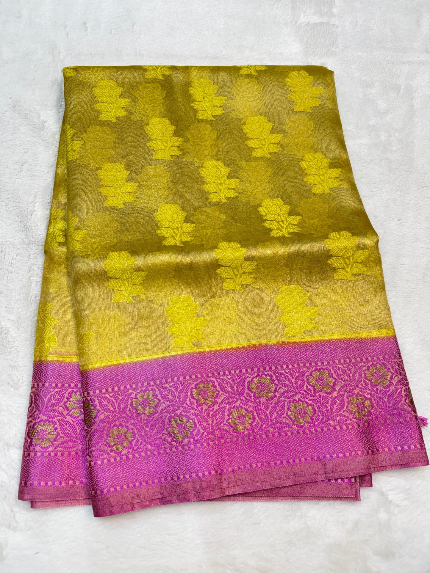 Soft Tissue Silk Premium Banarasi Saree