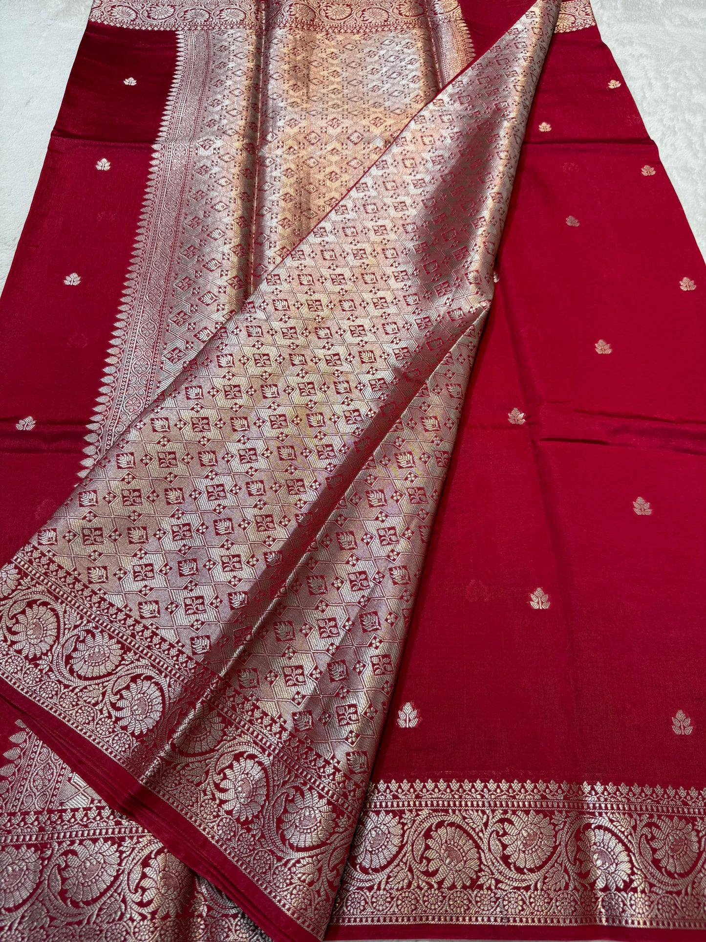 Maharani Raw Mango Premium Banarasi Saree