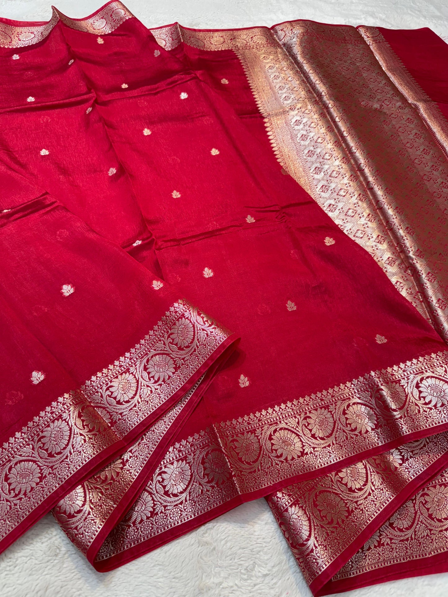 Maharani Raw Mango Premium Banarasi Saree