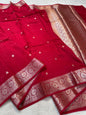 Maharani Raw Mango Premium Banarasi Saree