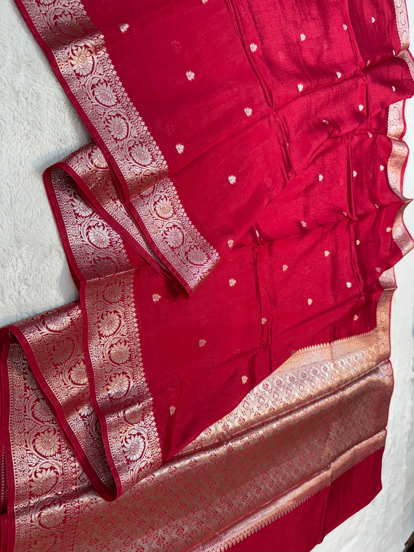 Maharani Raw Mango Premium Banarasi Saree