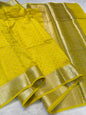 Yellow Raw Mango Premium Banarasi Saree