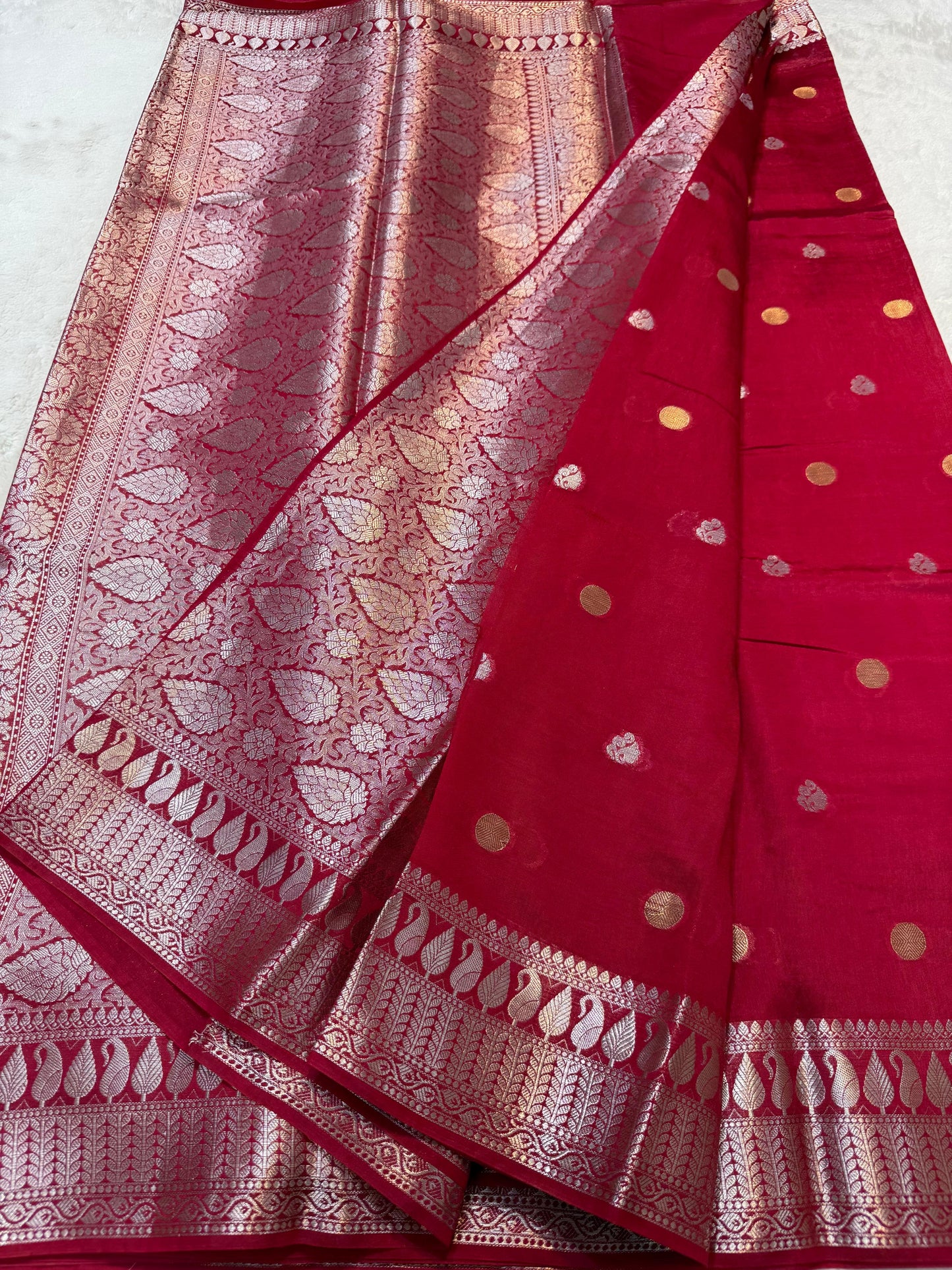 Maharani Raw Mango Premium Banarasi Saree
