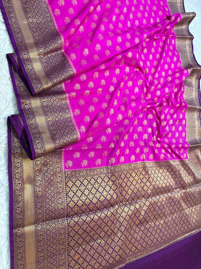 Dupion Silk Premium Banarasi Saree