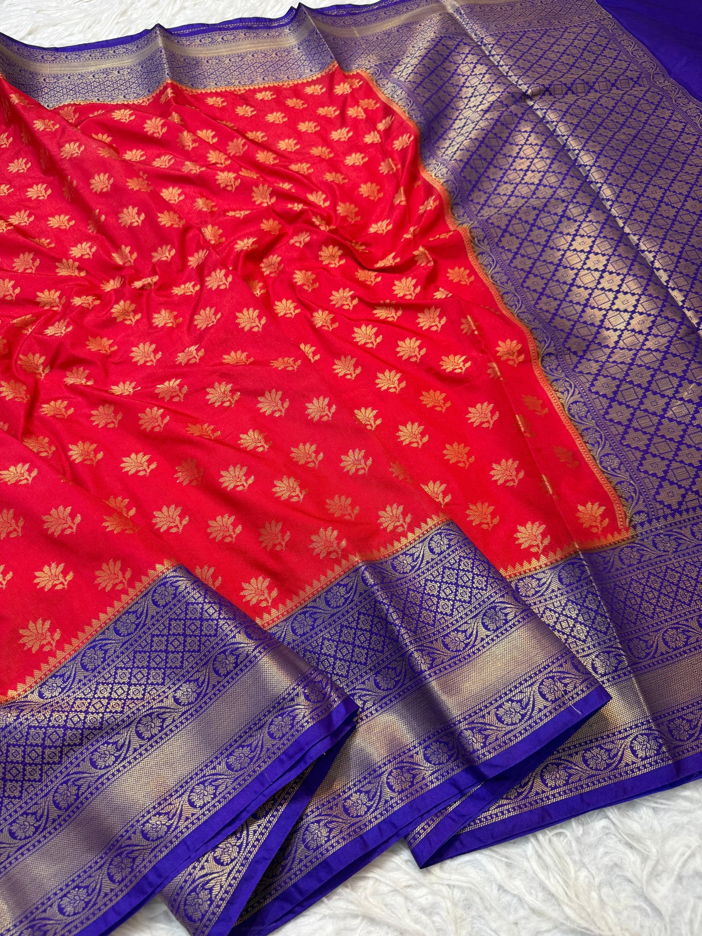 Dupion Silk Premium Banarasi Saree