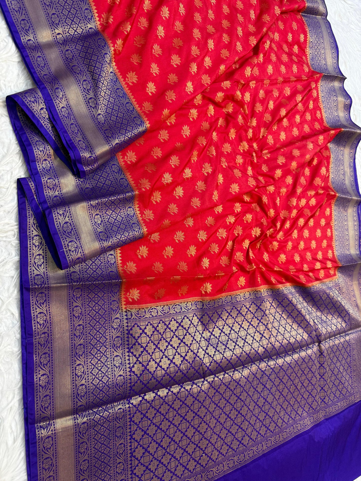 Dupion Silk Premium Banarasi Saree