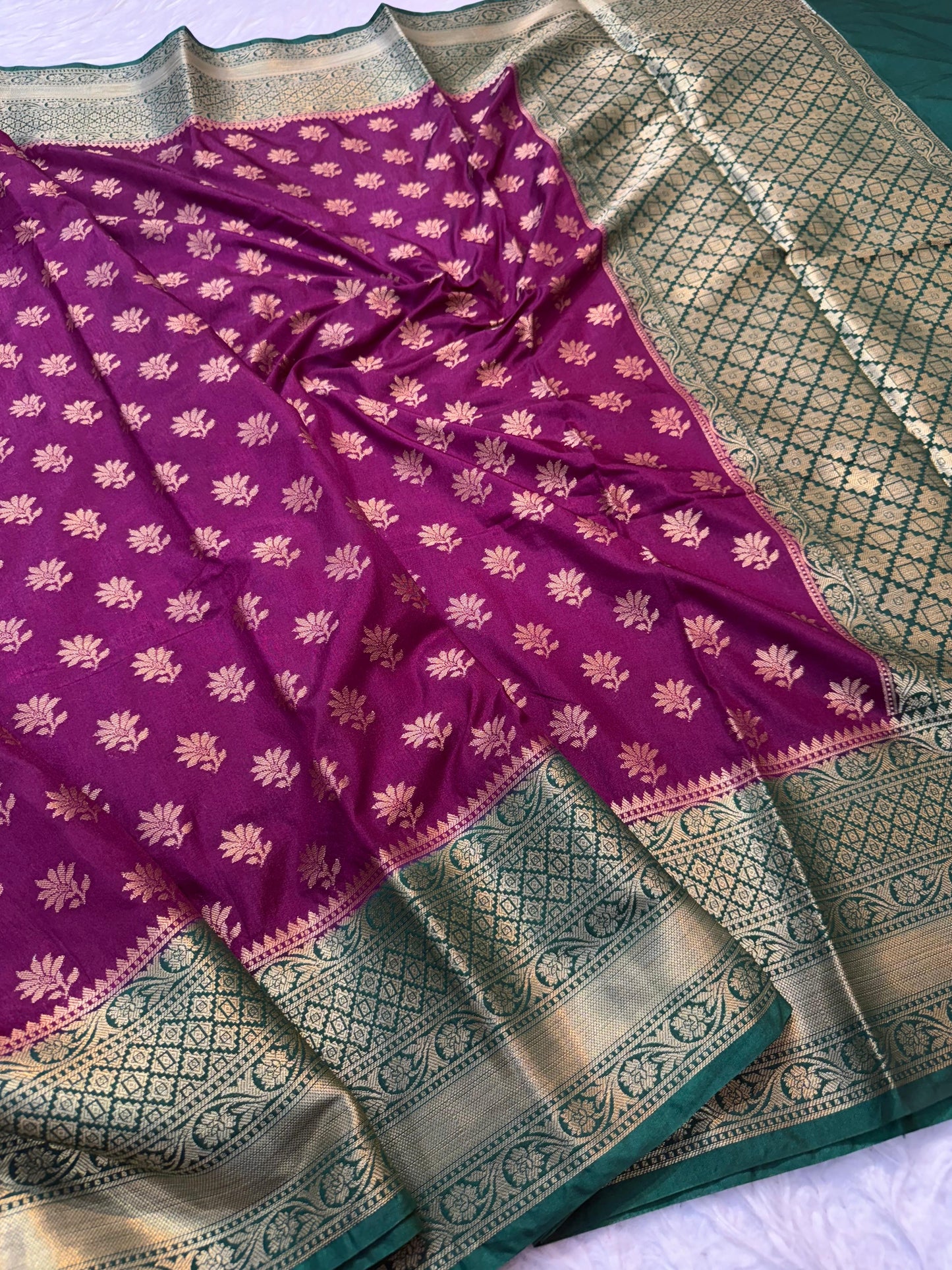 Dupion Silk Premium Banarasi Saree