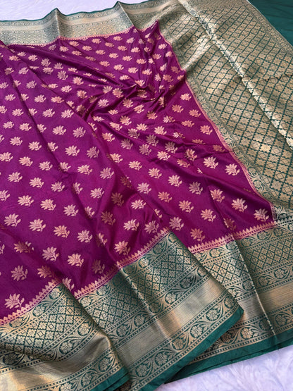 Dupion Silk Premium Banarasi Saree