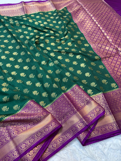 Dupion Silk Premium Banarasi Saree