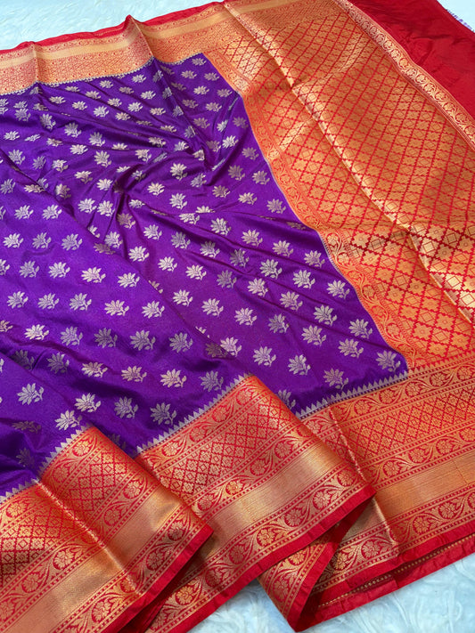Dupion Silk Premium Banarasi Saree
