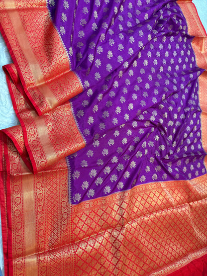 Dupion Silk Premium Banarasi Saree