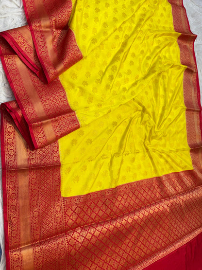 Dupion Silk Premium Banarasi Saree