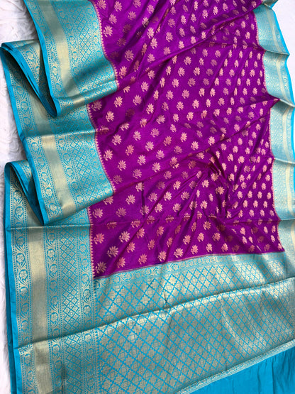 Dupion Silk Premium Banarasi Saree