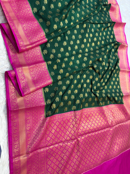 Dupion Silk Premium Banarasi Saree