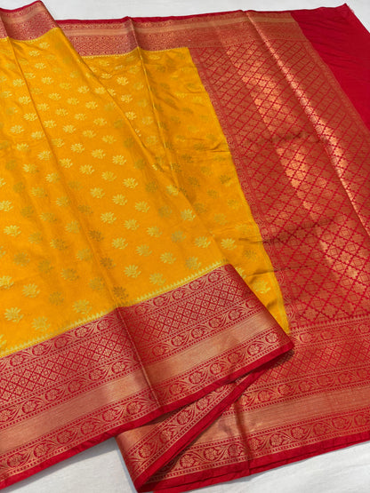 Dupion Silk Premium Banarasi Saree
