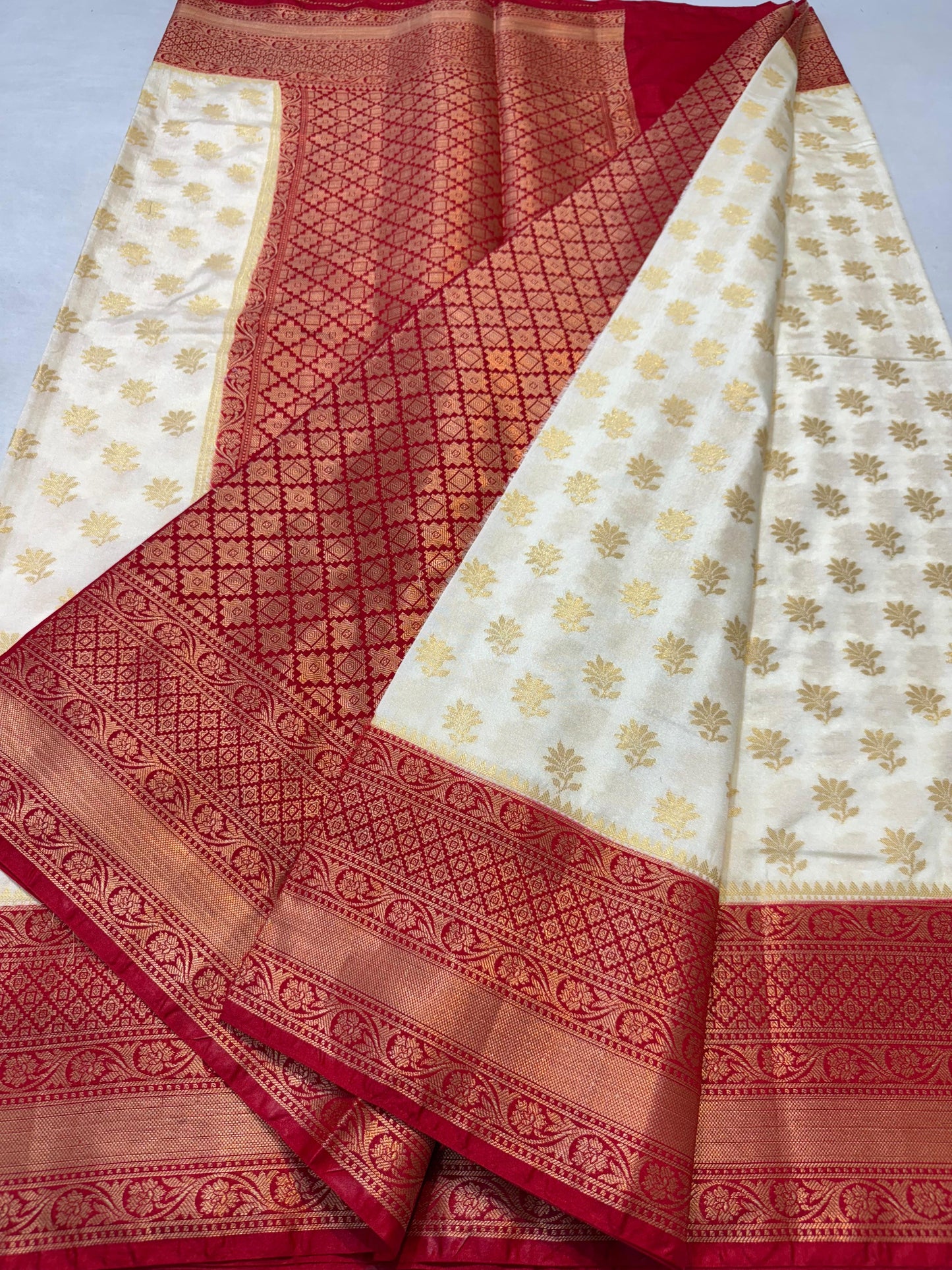 Dupion Silk Premium Banarasi Saree