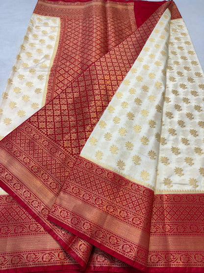 Dupion Silk Premium Banarasi Saree