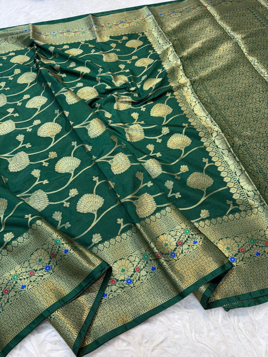 Dupion Silk Premium Banarasi Saree