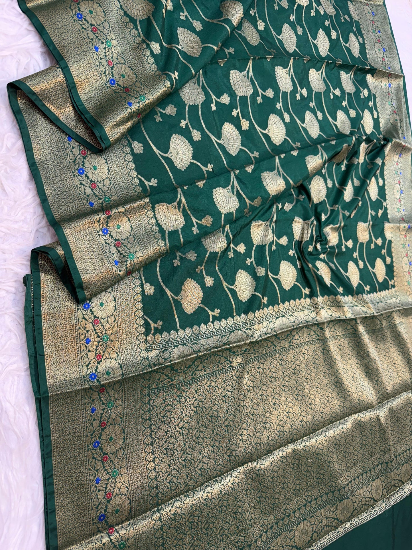 Dupion Silk Premium Banarasi Saree