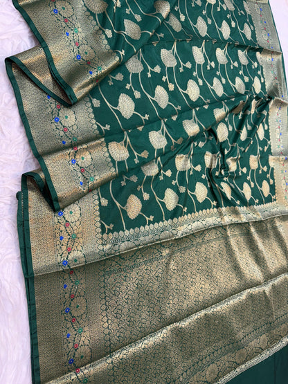 Dupion Silk Premium Banarasi Saree