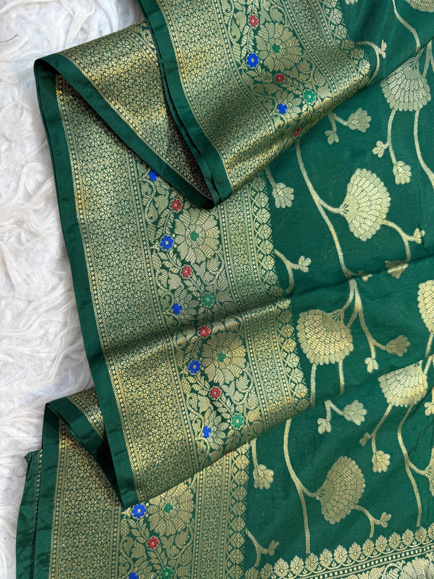 Dupion Silk Premium Banarasi Saree
