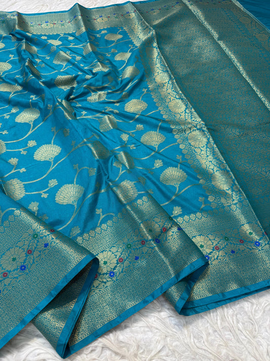 Dupion Silk Premium Banarasi Saree