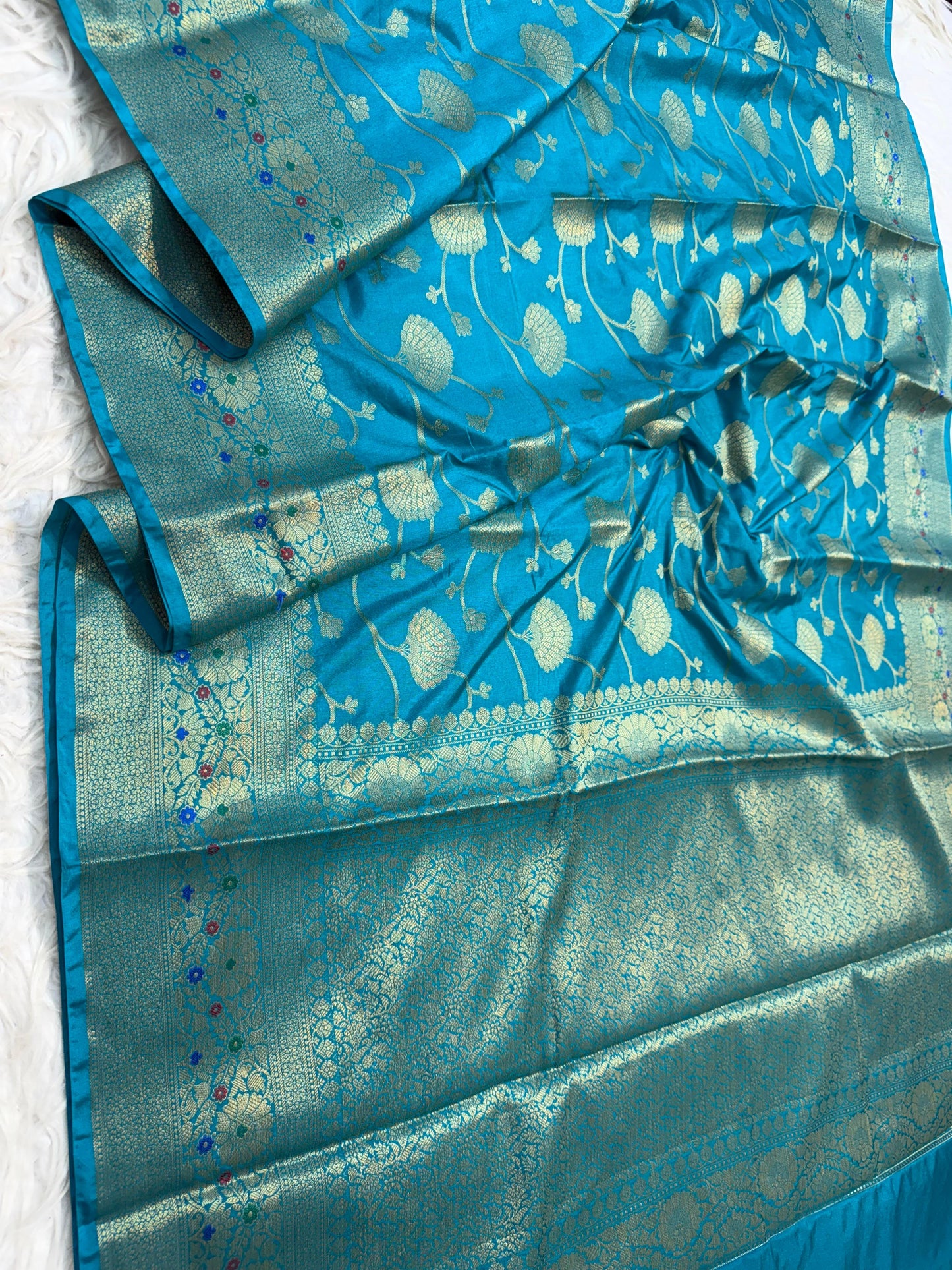 Dupion Silk Premium Banarasi Saree
