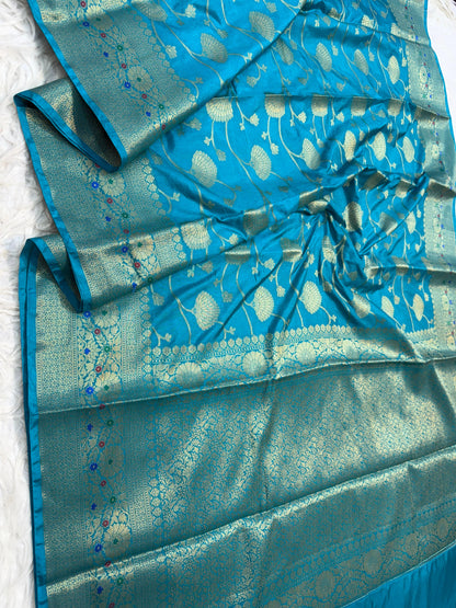 Dupion Silk Premium Banarasi Saree