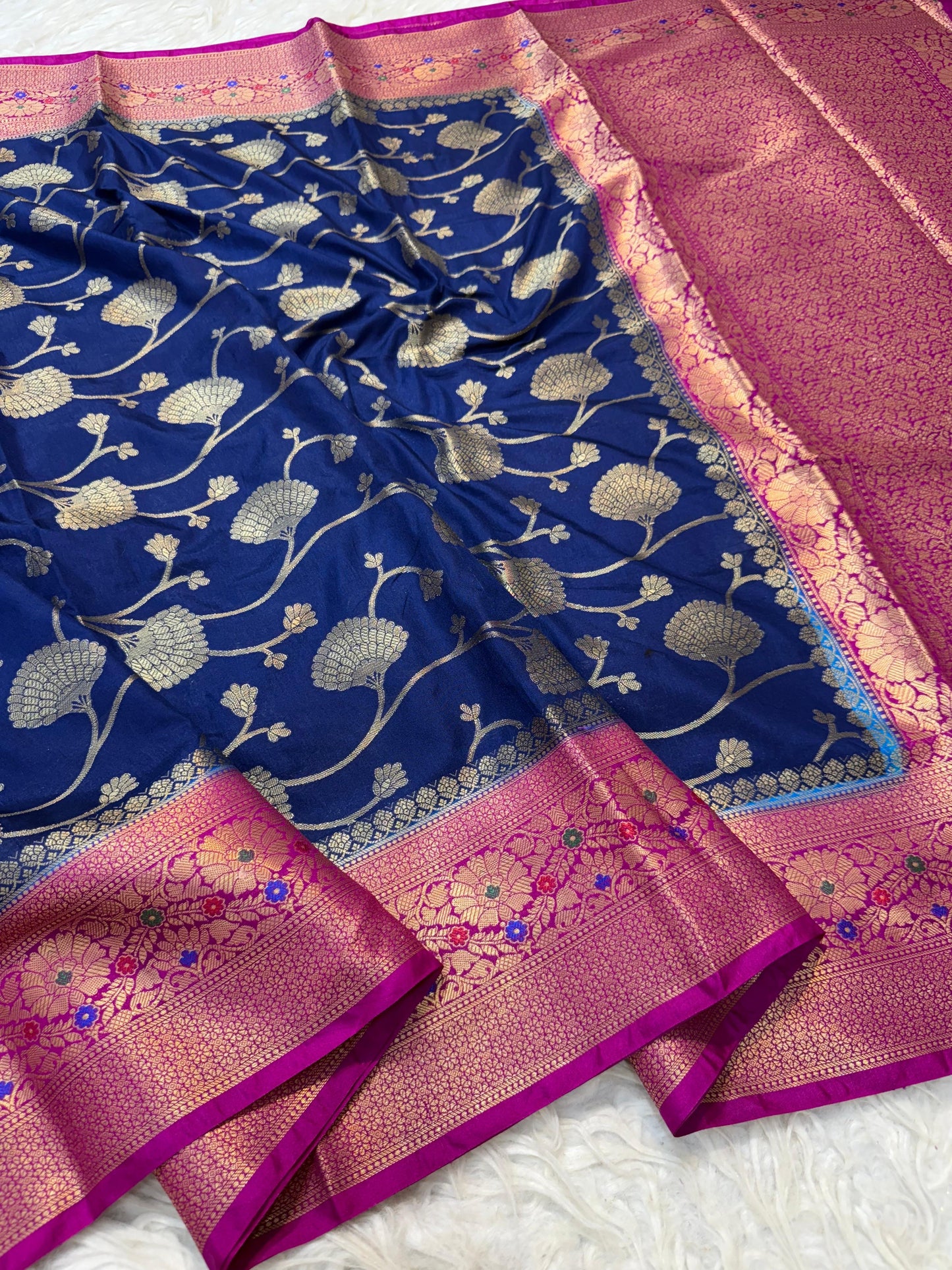 Dupion Silk Premium Banarasi Saree