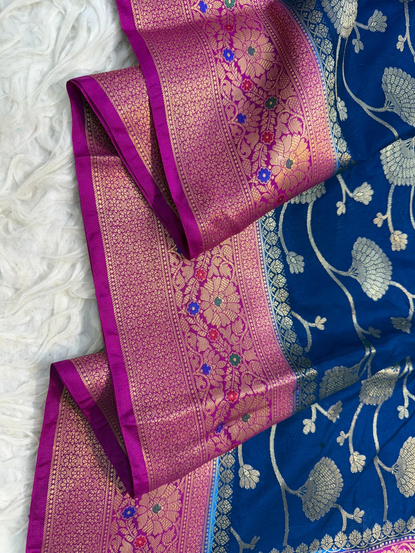 Dupion Silk Premium Banarasi Saree