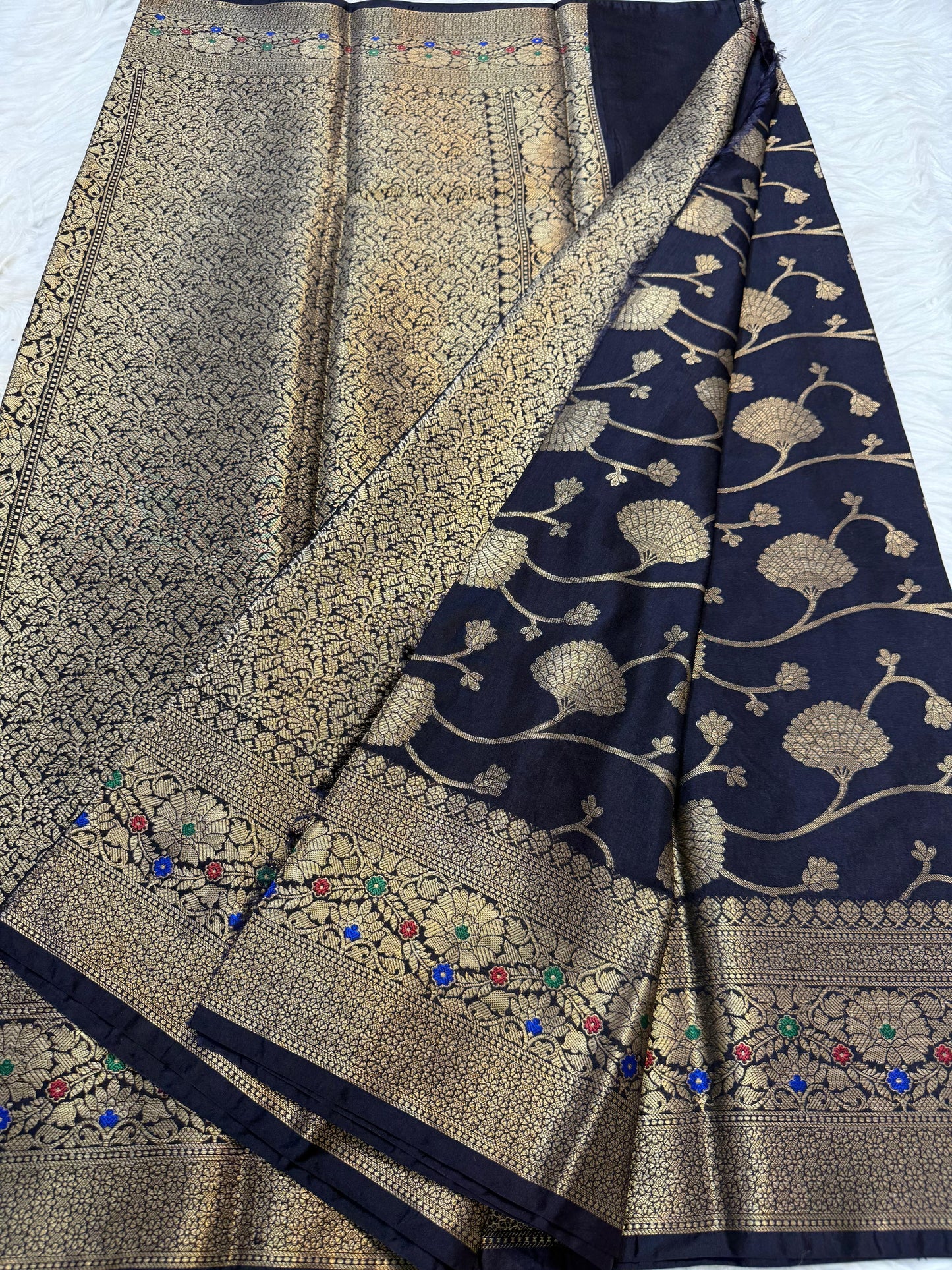 Dupion Silk Premium Banarasi Saree