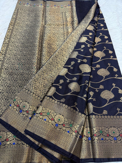 Dupion Silk Premium Banarasi Saree