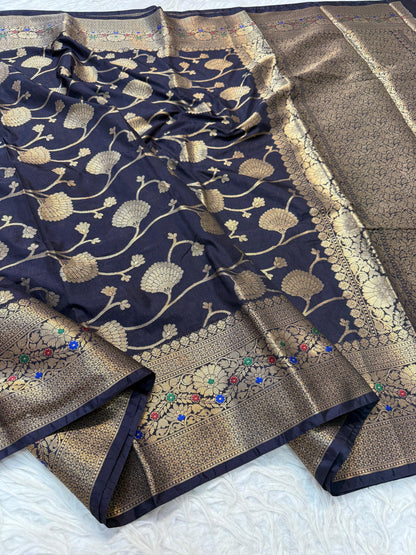 Dupion Silk Premium Banarasi Saree