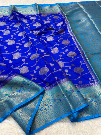 Dupion Silk Premium Banarasi Saree