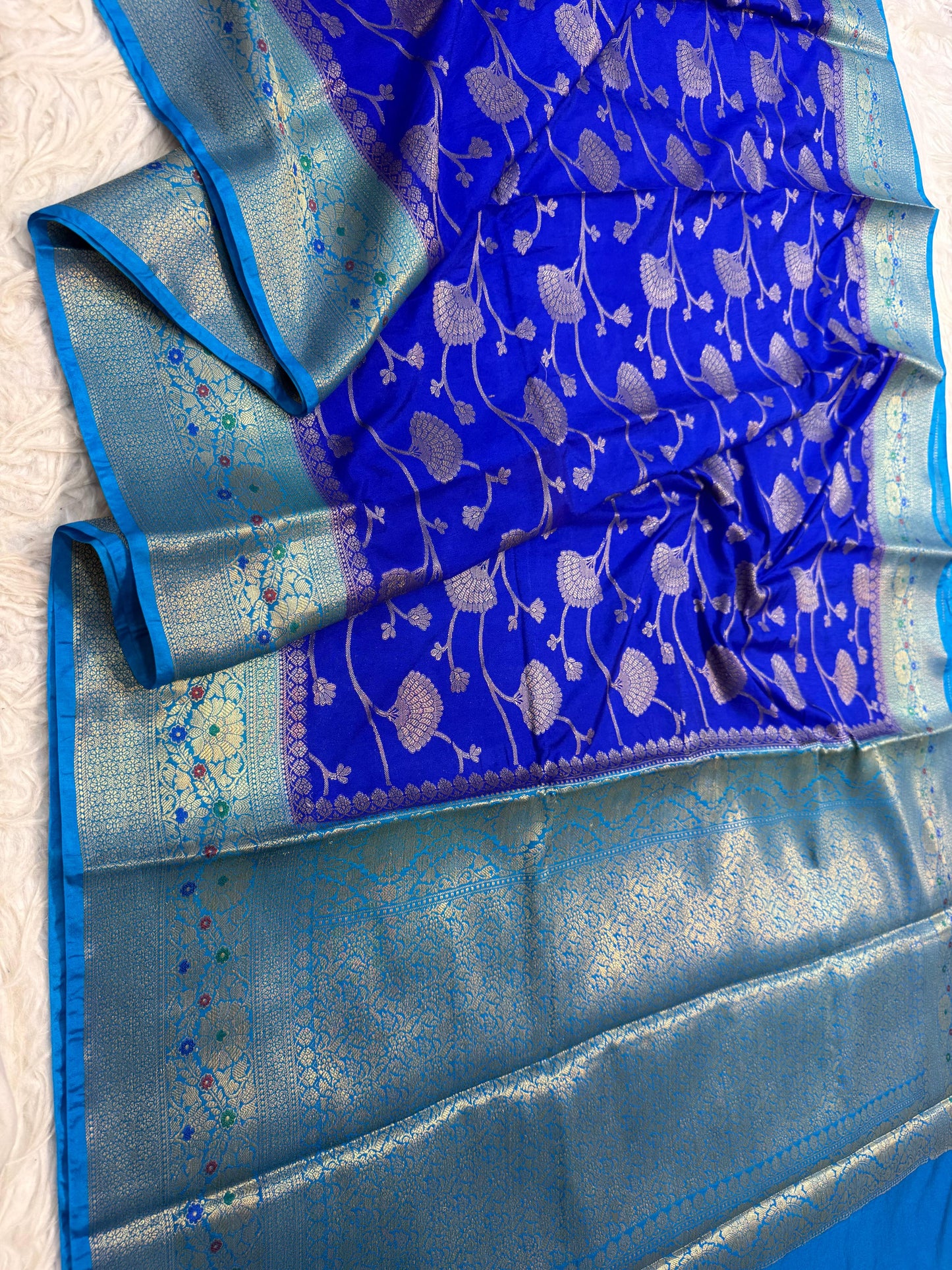 Dupion Silk Premium Banarasi Saree