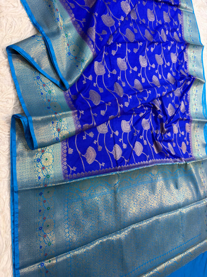 Dupion Silk Premium Banarasi Saree