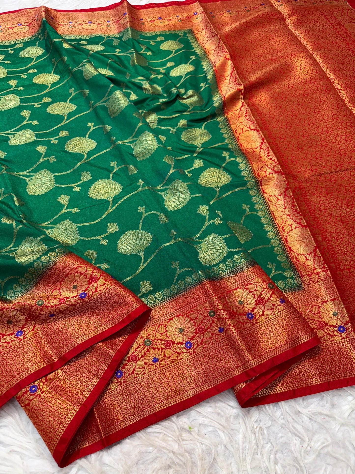 Dupion Silk Premium Banarasi Saree